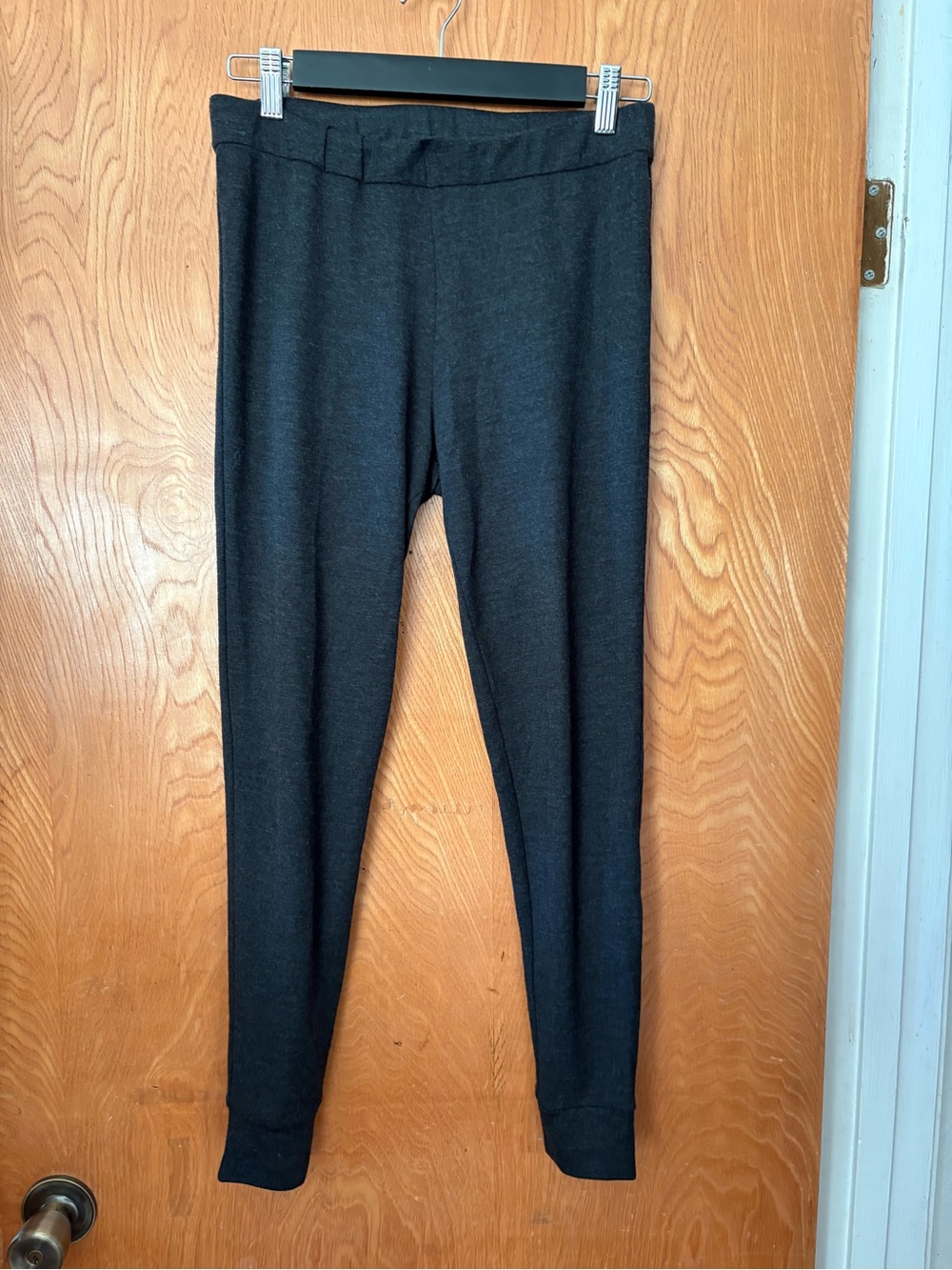 Brunello Cucinelli wool Charcoal gray Knit Leggings *FLAW* S